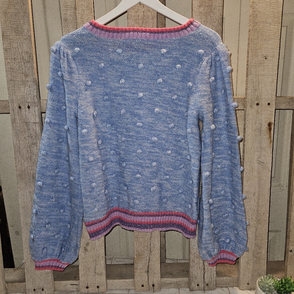 Lilly Pulitzer Size Large Blue and Pink Women's Sweater